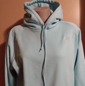 Under armour women's light blue pullover hoodie size large